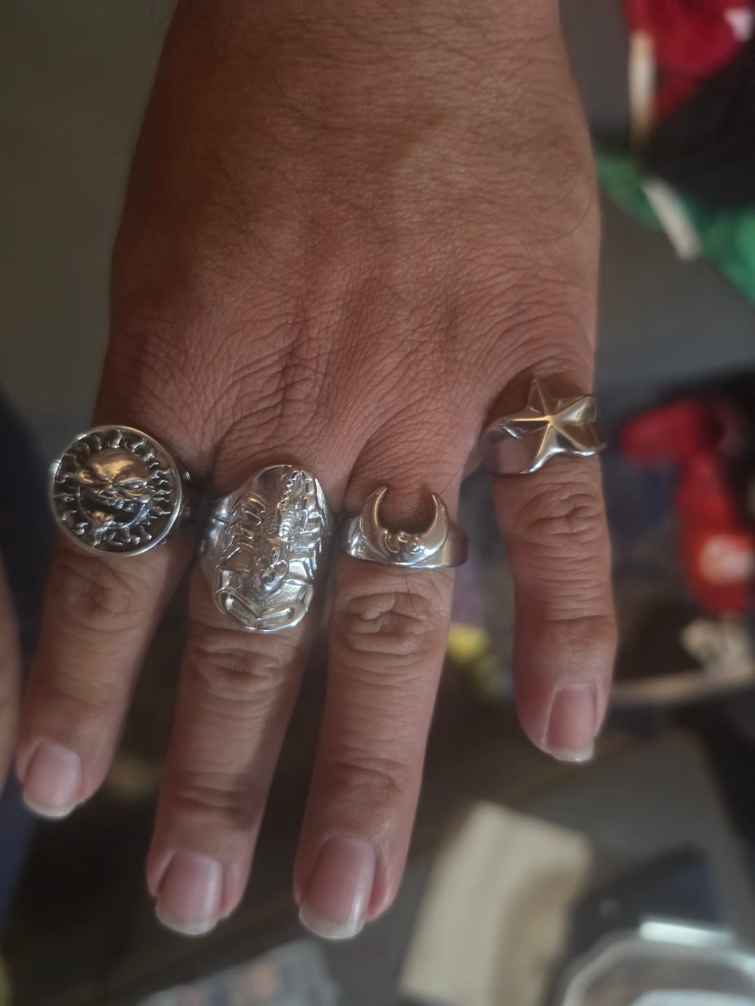 Customer photo review of RISING SCORPIO RING