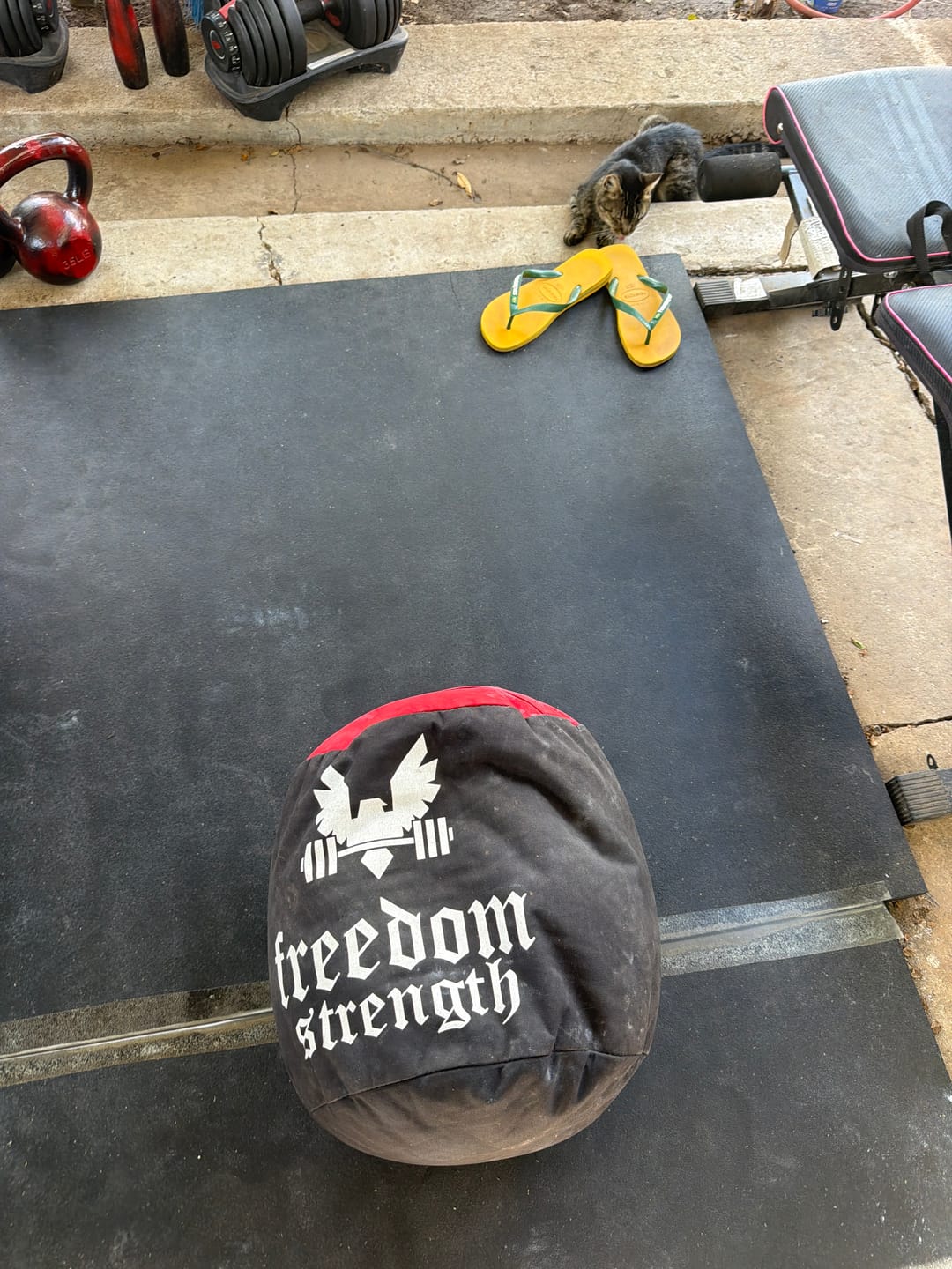Customer photo review of Strongman Sandbag