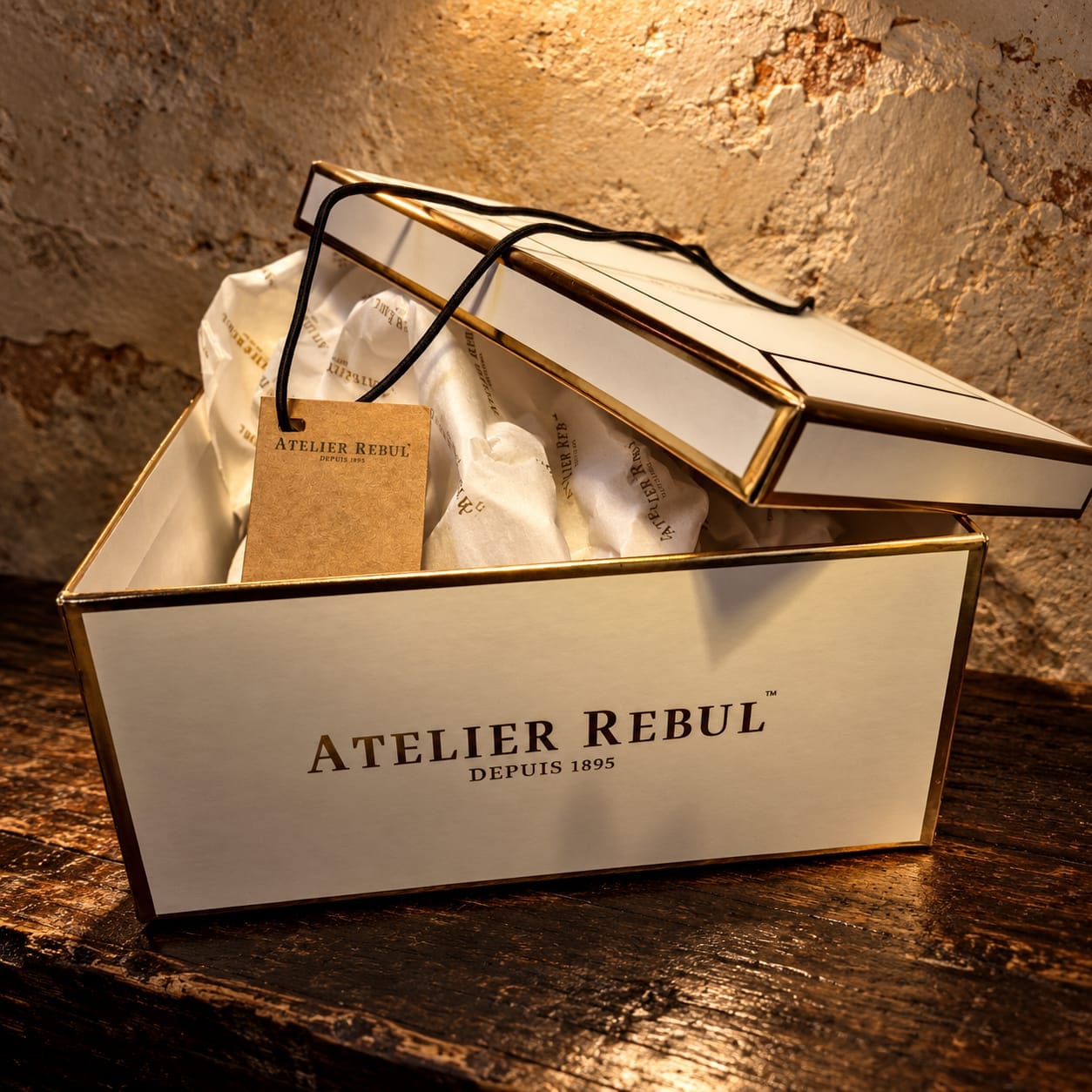 Customer photo review of ATELIER REBUL MARKETING MATERIALS GIFT BOX WHITE NEW YEAR 2026