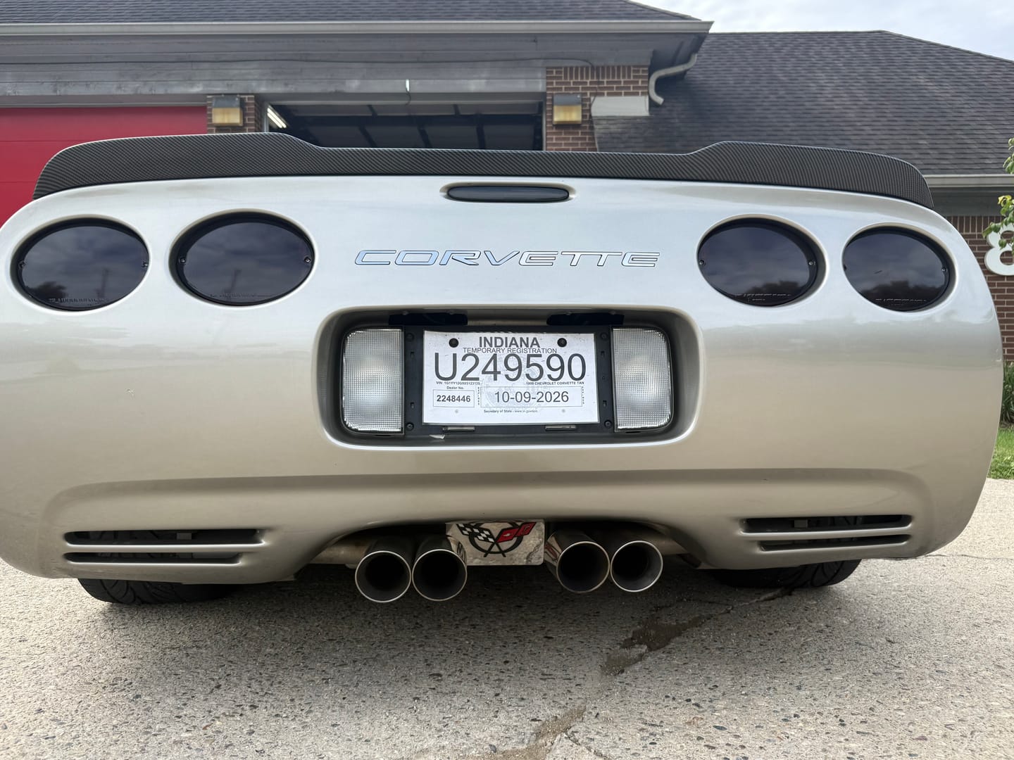 Customer photo review of Corvette C5 ZR1 Extended Rear Trunk Spoiler
