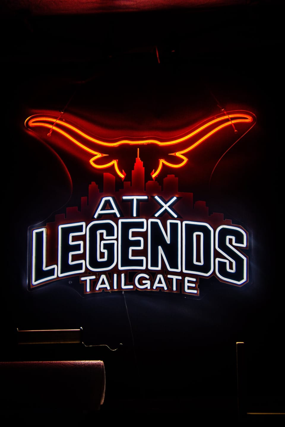 Customer photo review of ATX LEGENDS TAILGATE | LED Neon Sign