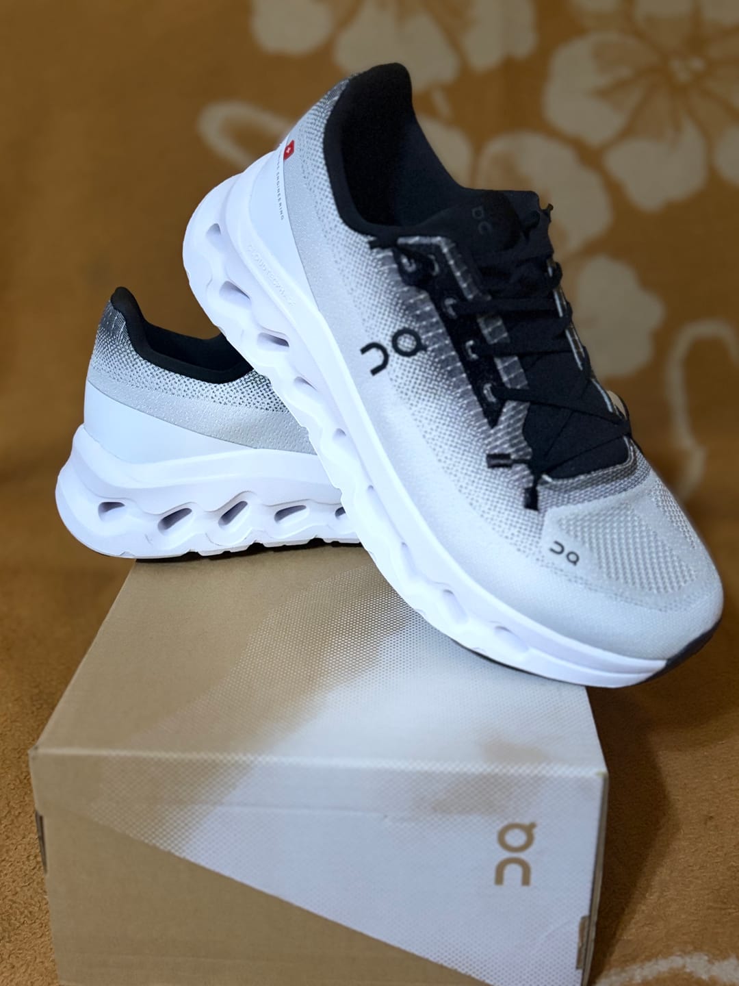 Customer photo review of Adidas Adizero EVO SL Off White Better Scarlet - ADS