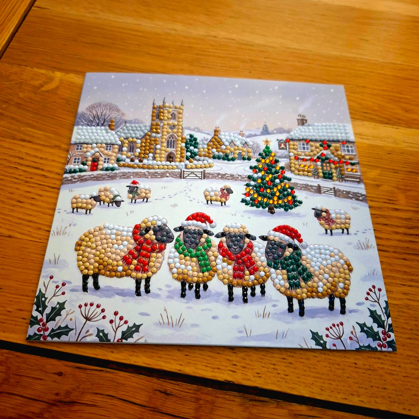 Customer photo review of 2026 Best of British Crystal Art Card Box Set of 8