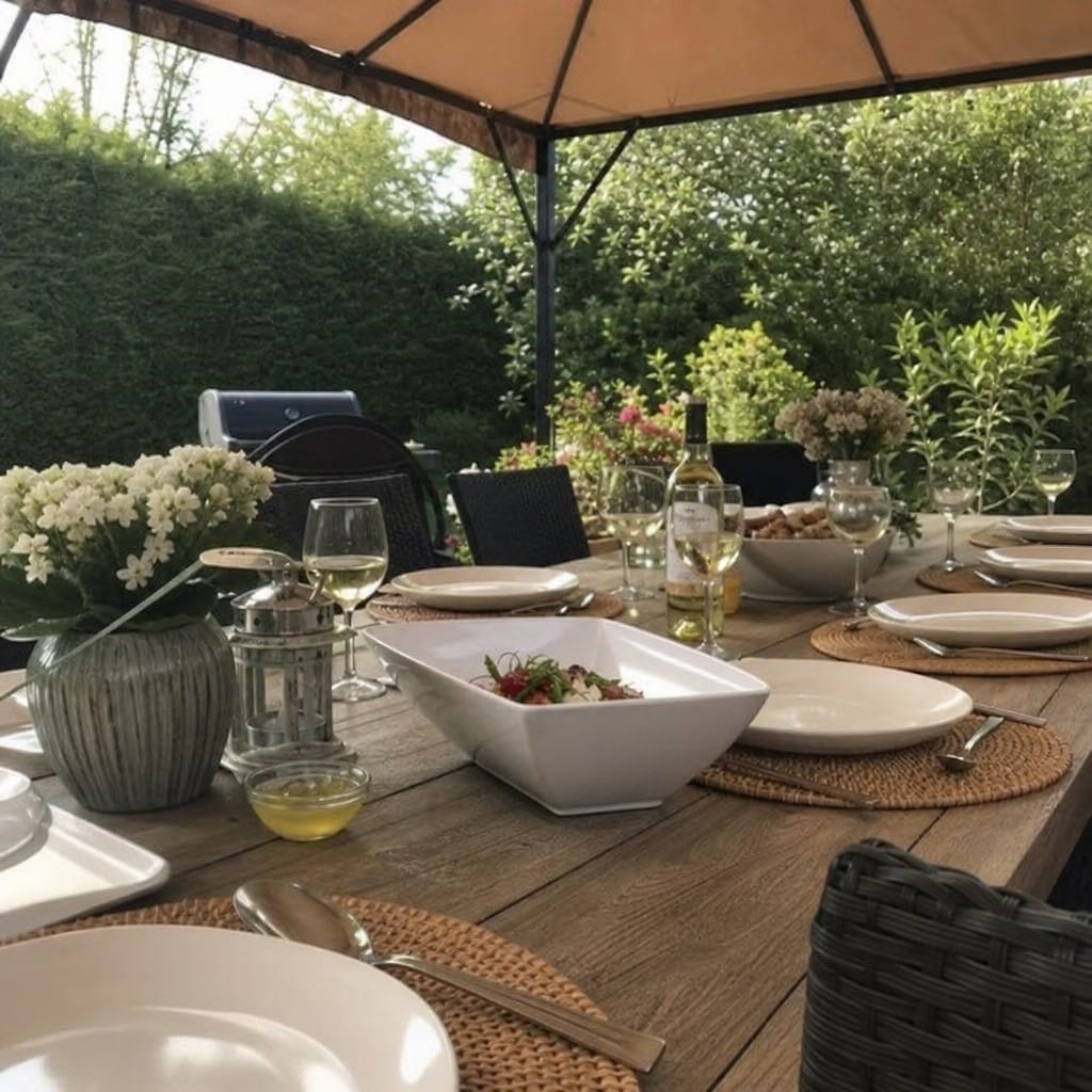 Customer photo review of Curved Bowl 11 inch White Melamine for Table Settings