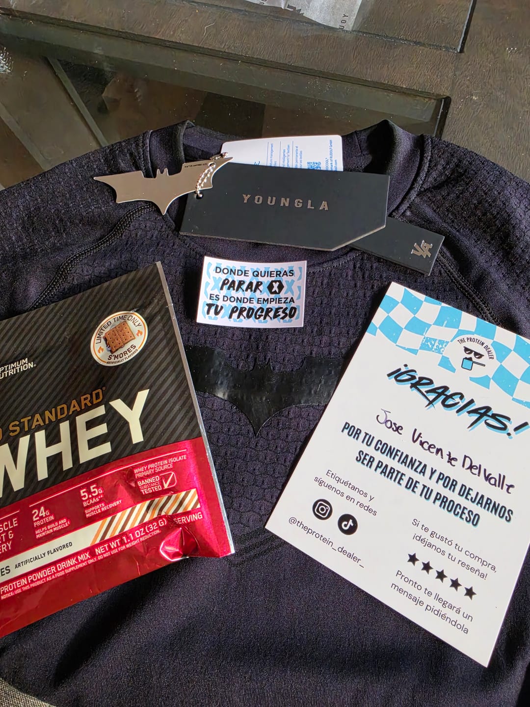 Customer photo review of BATMAN COMPRESSION LONGSLEEVES #8004