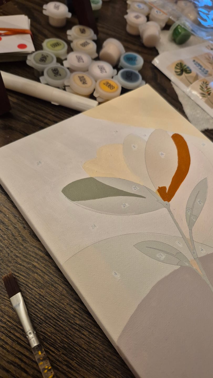 Customer photo review of 6 Mini Paintings - Botanical Set