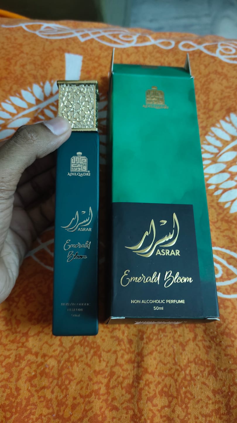 Customer photo review of Asrar Emerald Bloom Non Alcoholic Perfume Spray 50ml