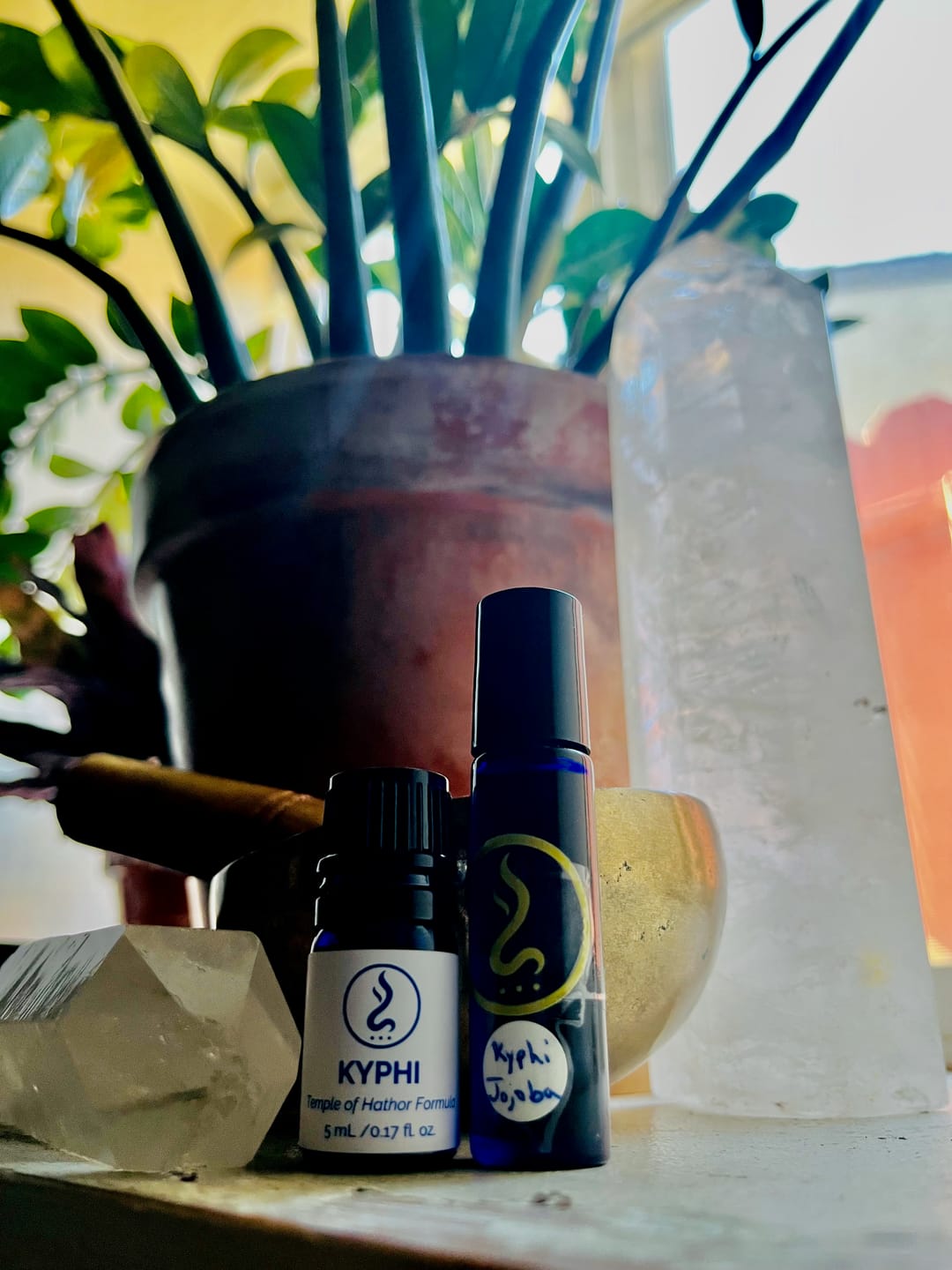 Customer photo review of True Egyptian Kyphi Oil 5 mL | Temple of Hathor Formula