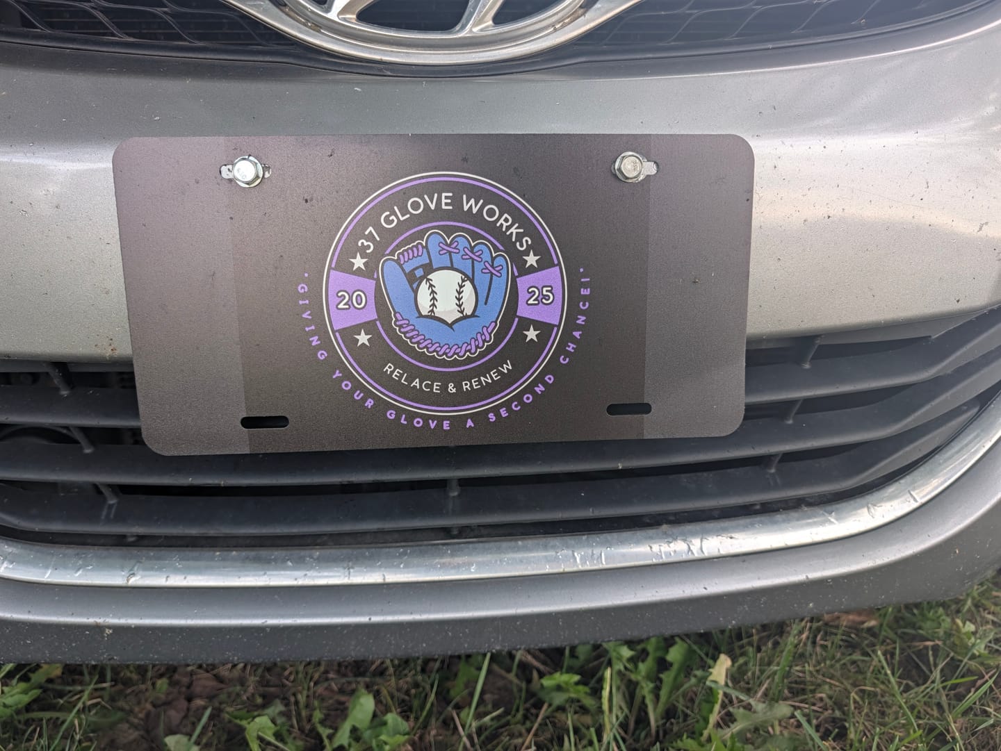 Customer photo review of Print Custom License Plate