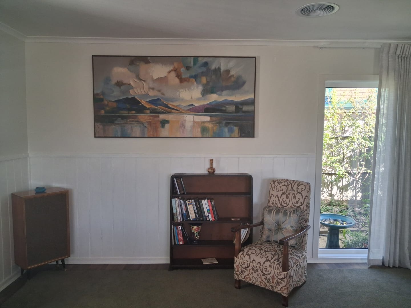 Customer photo review of Colorful Ocean And Sky Abstract Textured Wall Art #OS099