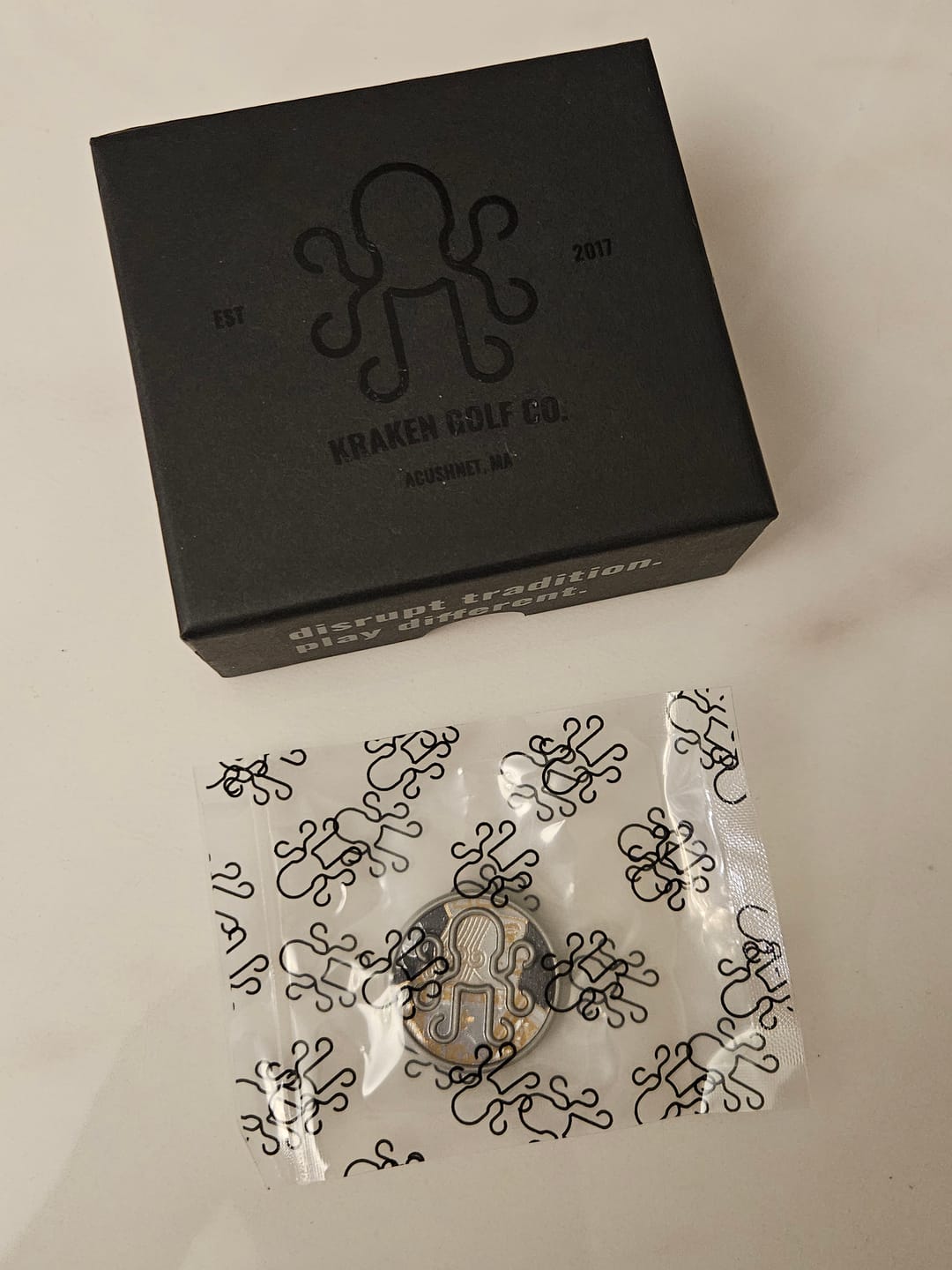 Customer photo review of ♠️ KRAKEN ROYAL FLUSH MARKER. STAINLESS. WATERPROOF. UNPREDICTABLE. ♠️