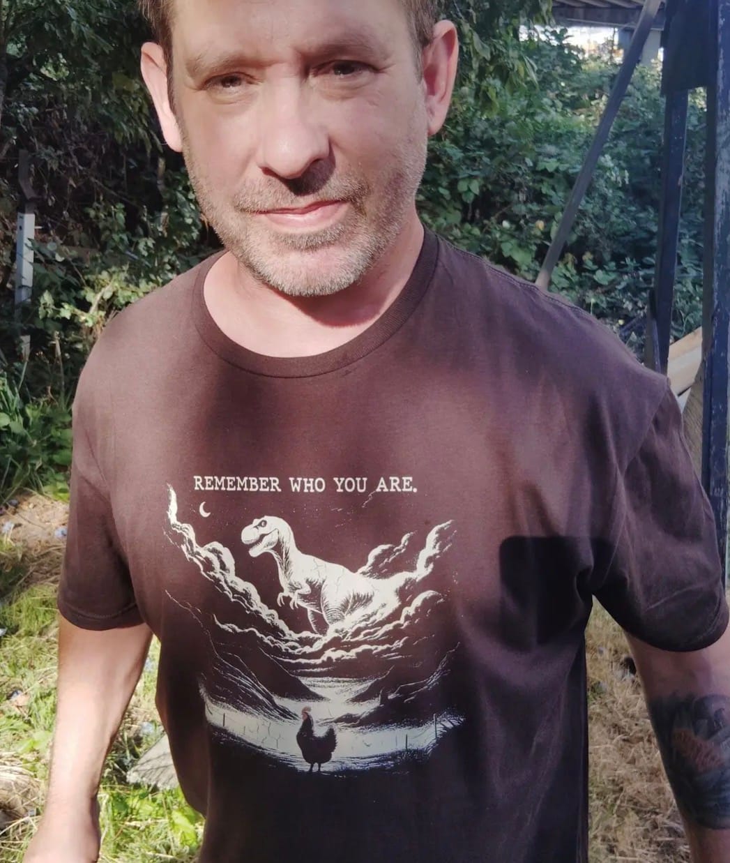 Customer photo review of Remember Who You Are T-Shirt