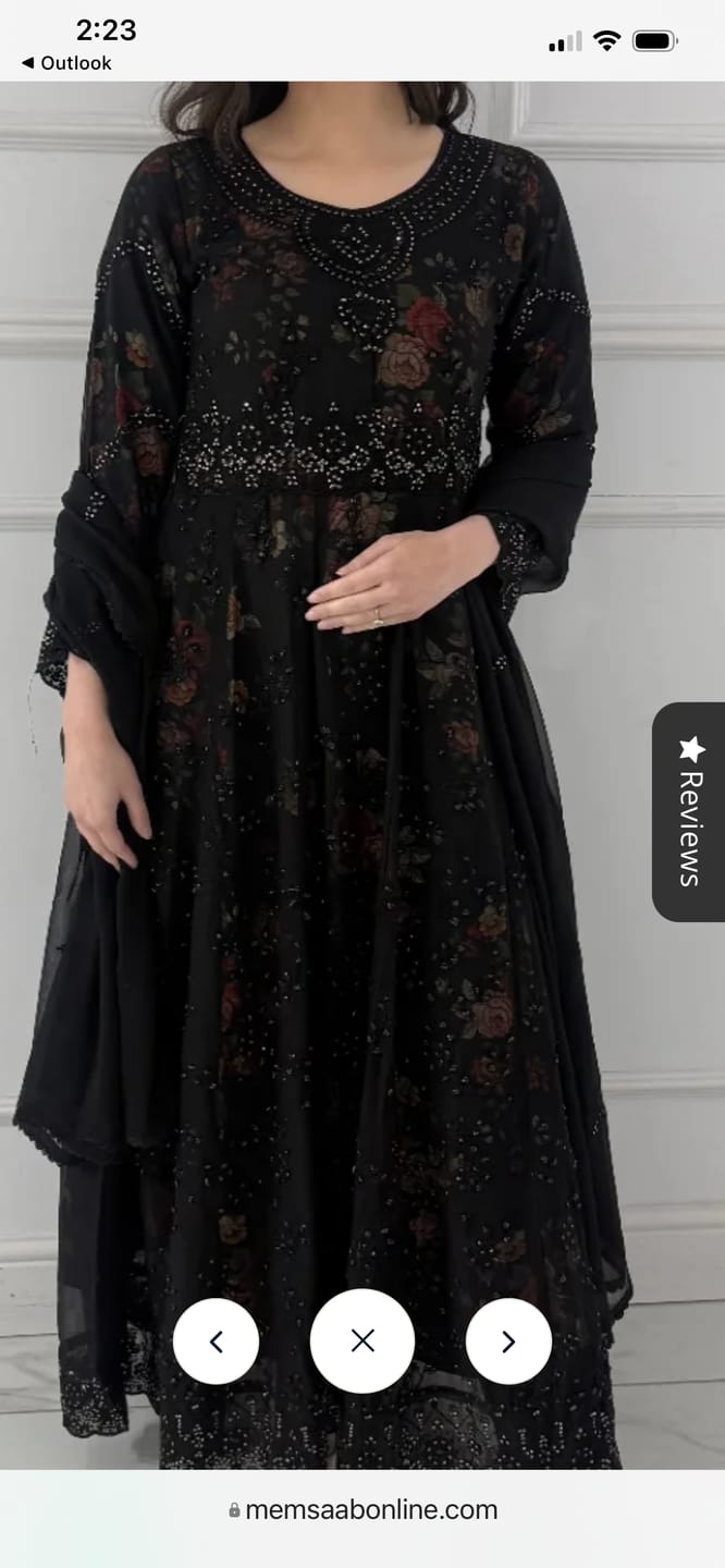Customer photo review of SHAZ1931 - Chiffon Suit | 3-Piece Formal Ensemble