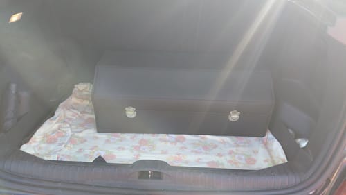Customer photo review of Aufbewahrungsbox für den Kofferraum des Autos