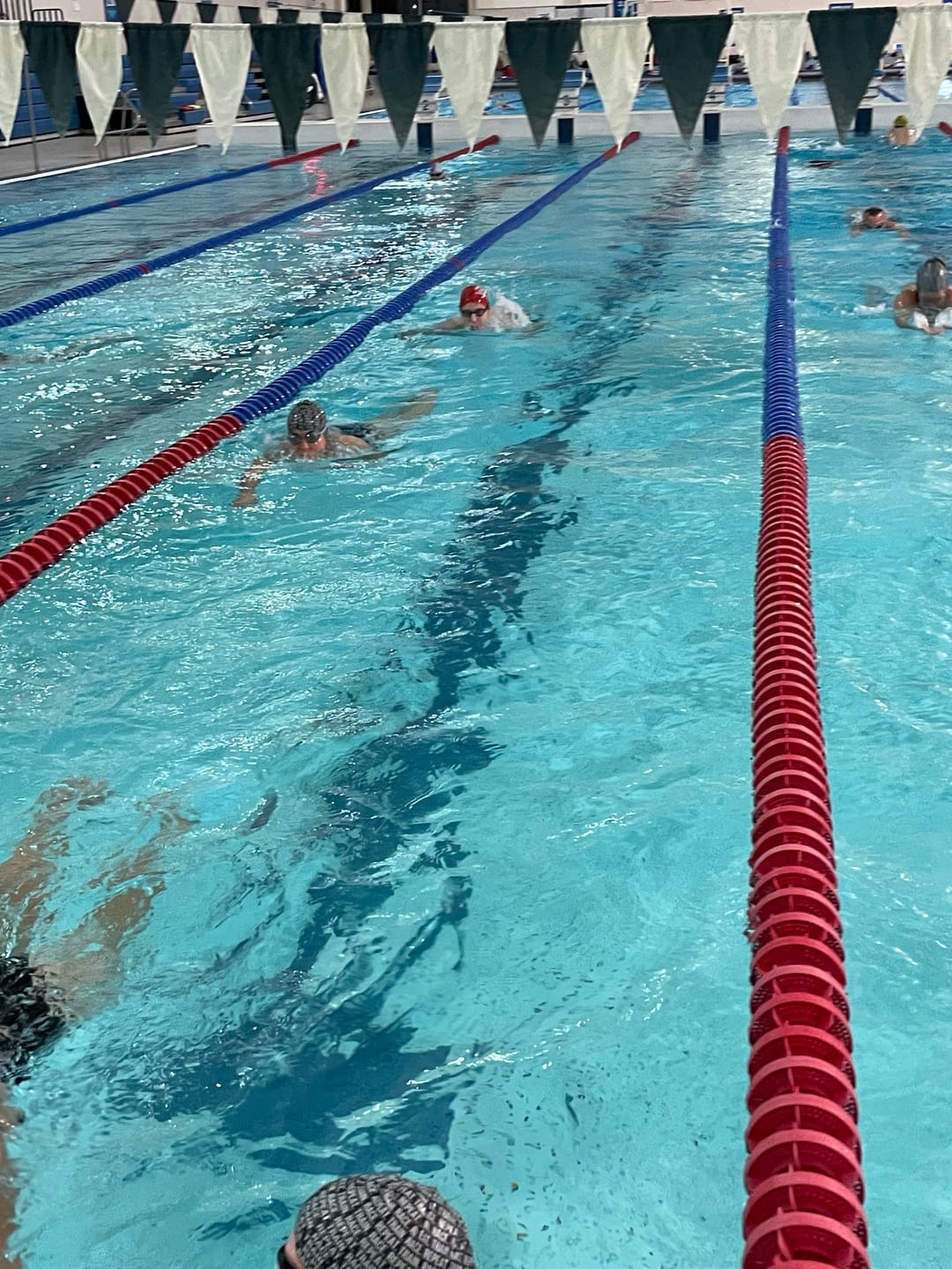 Customer photo review of NanoClear™ Viper Swim Goggles Blue Mirror - (Black)