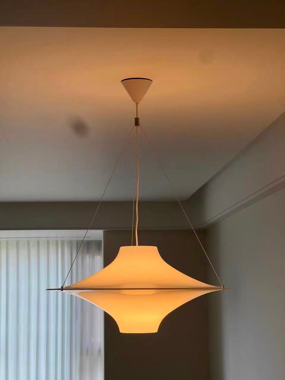 Customer photo review of WOMO Modern UFO-Inspired Pendant Light-WM3205