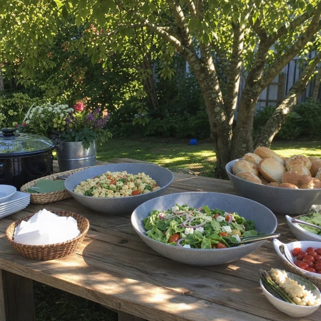 Customer photo review of Trace Bowls 380mm Grey Melamine for Buffets (Pack of 2)