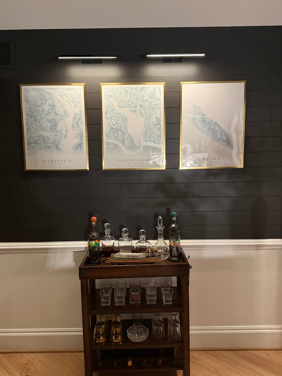 Customer photo review of Alexandria VA Map Print