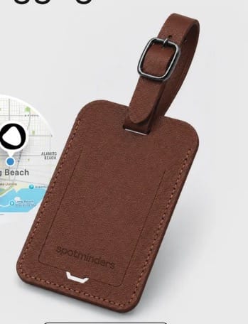 Customer photo review of Trackable Luggage Tag
