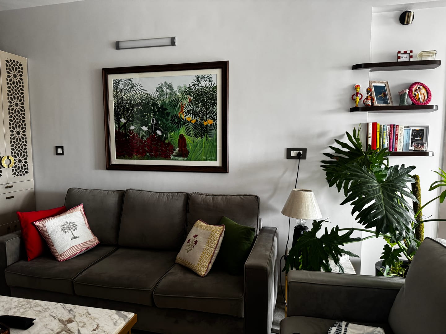 Customer photo review of Tropical Forest With Monkeys by Henri Rousseau