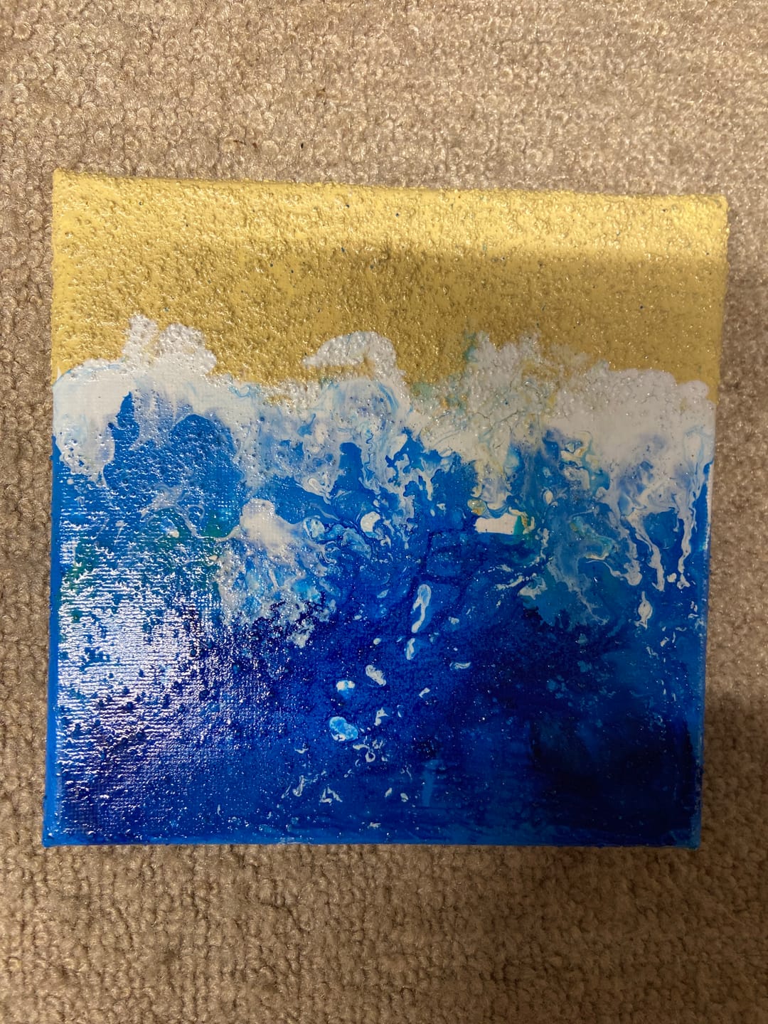 Customer photo review of Acrylfarbe - Phtaloblau Cyan