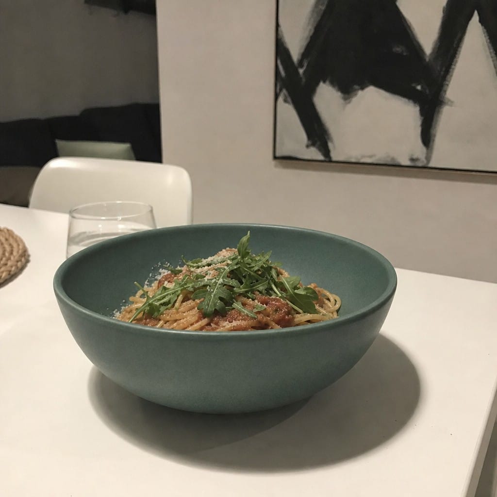 Customer photo review of Deep Bowls Andorra Green Porcelain for Casual Dining (Pack of 12)