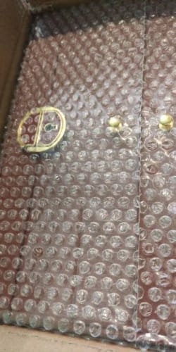 Customer photo review of Boîte à Bijoux en cuir intérieur velours