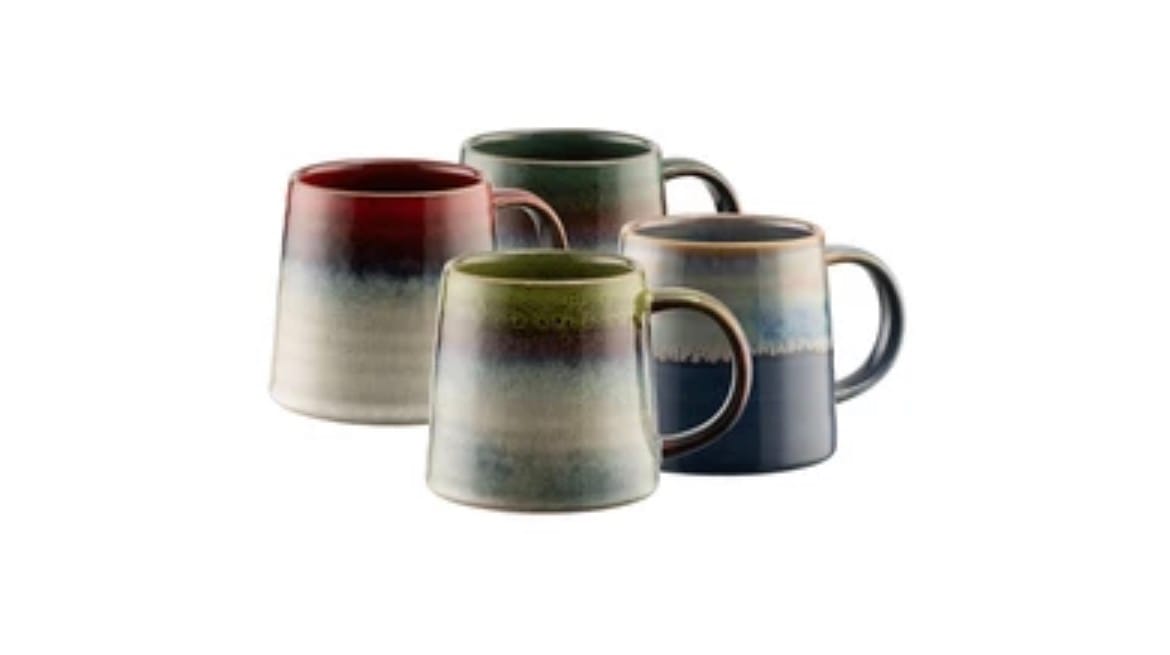 Customer photo review of Belleek Living Aura Mug Set of 4