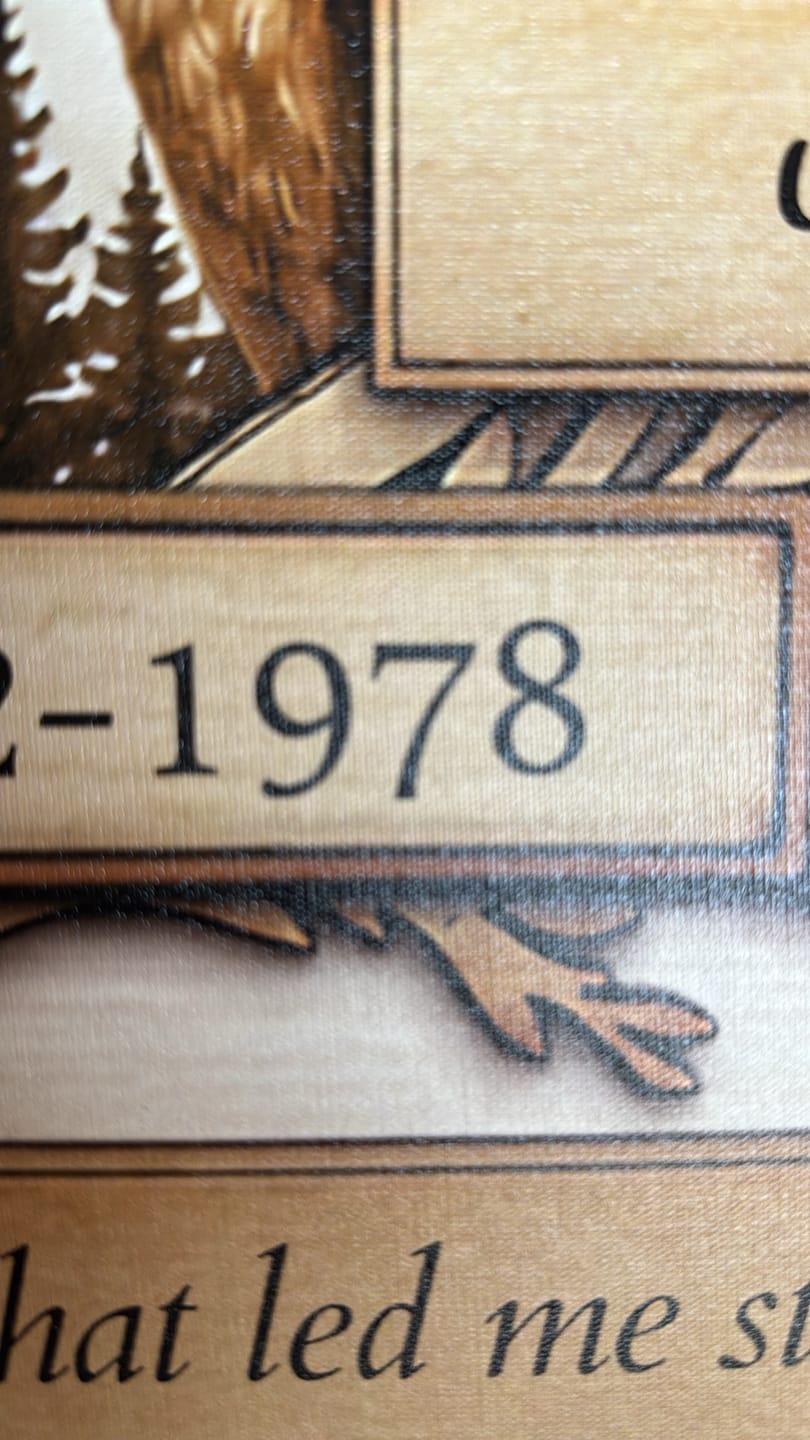 Customer photo review of "God Bless The Broken Road," Personalized Deer Couple Canvas Wall Art