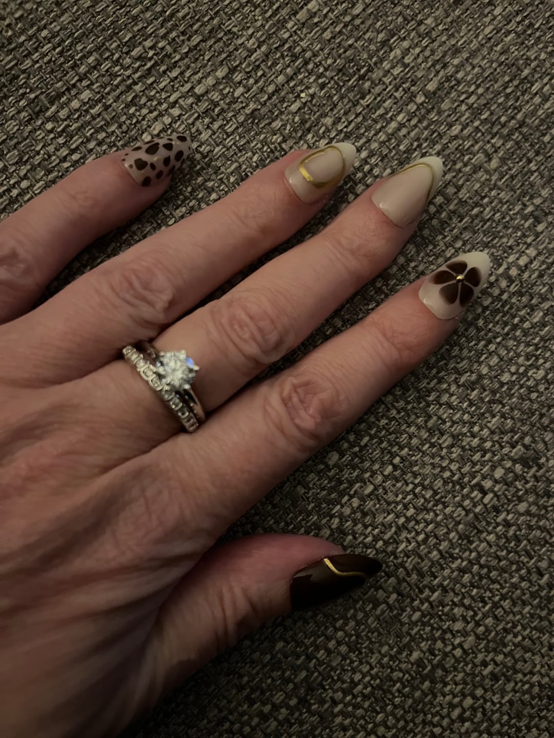 Customer photo review of Versa Half Eternity Lab Grown Diamond Band Ring
