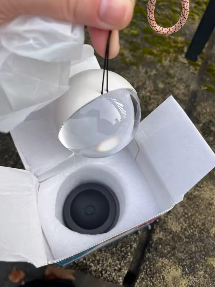 Customer photo review of 3D Video Crystal Ball