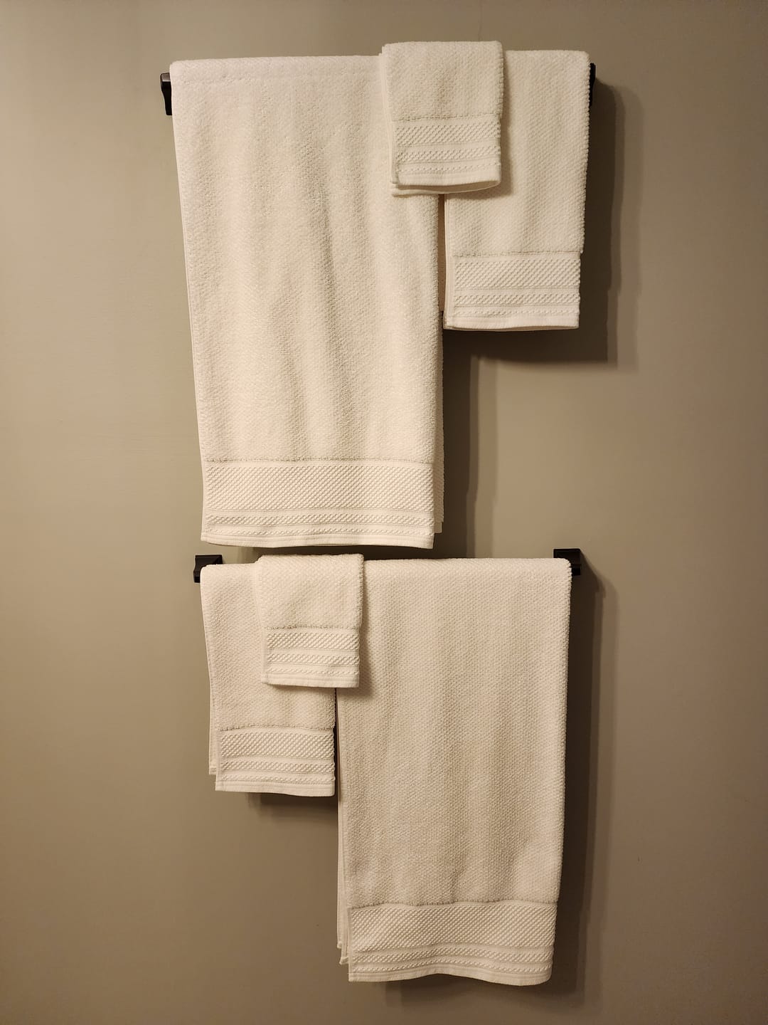 Customer photo review of Texere 100% Organic Cotton Rice Weave Towel Set