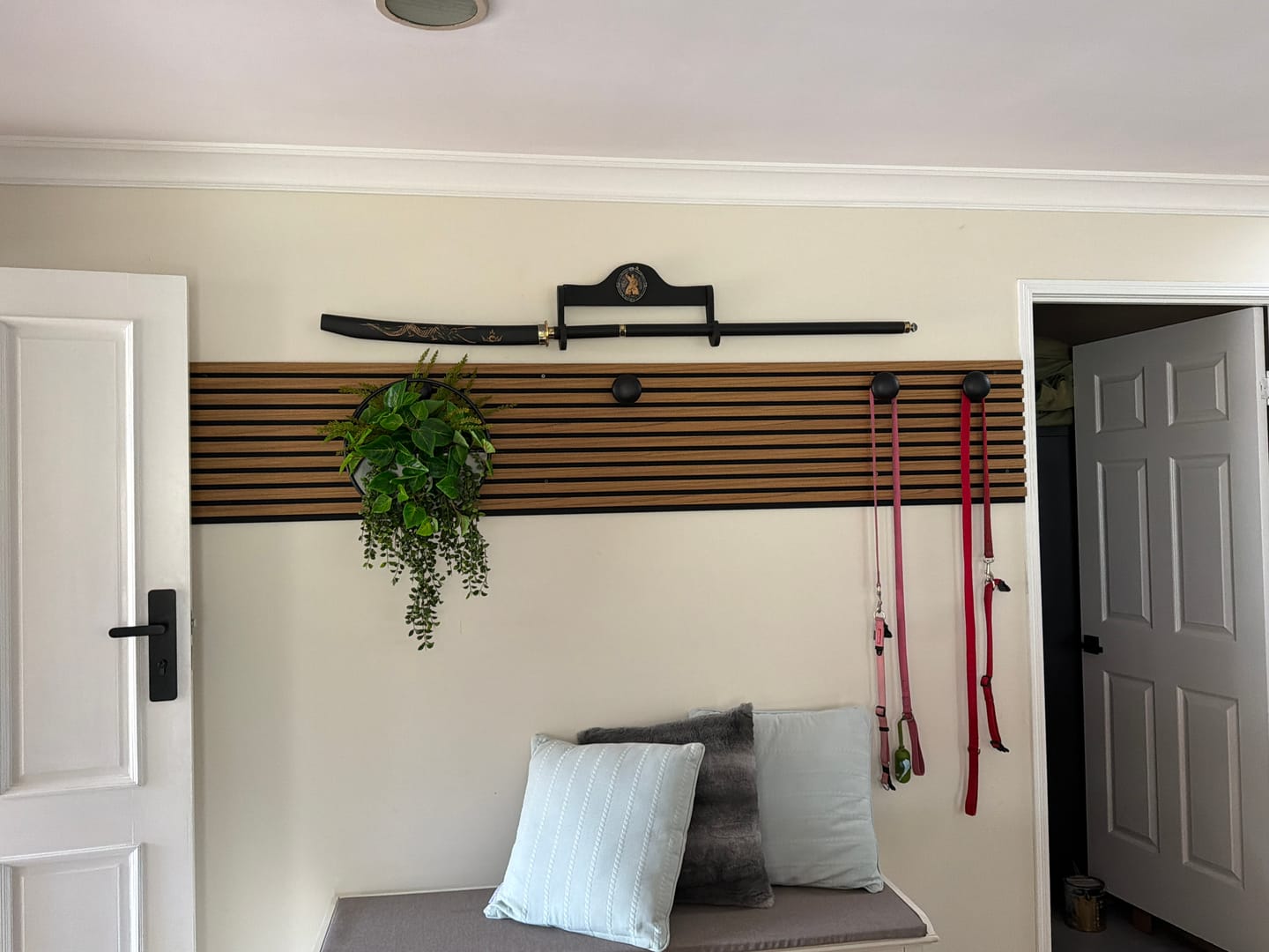 Customer photo review of Hook Black Oak | Acoustic Panels