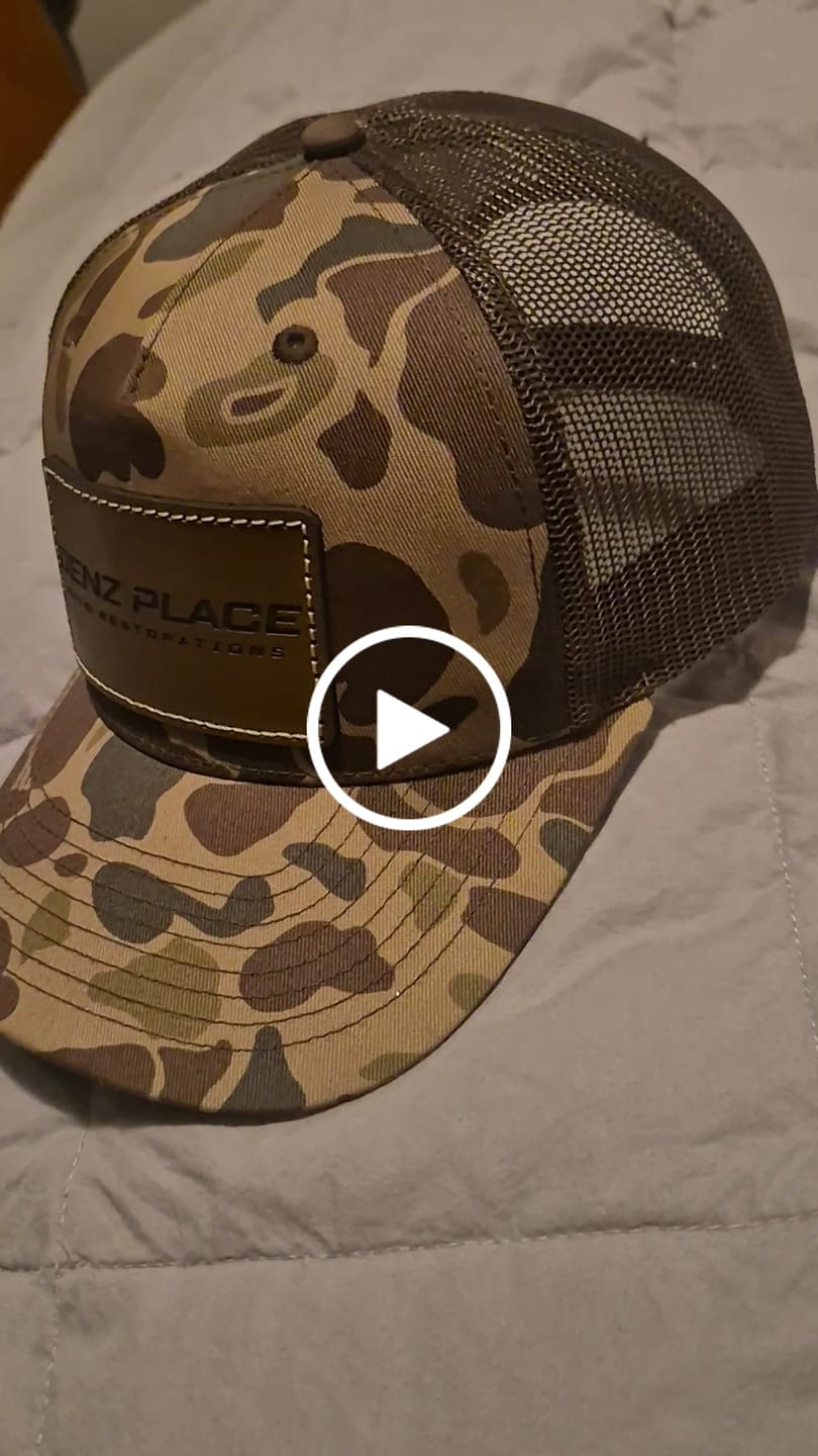 Customer video review of Richardson 112 Custom Leather Patch Hats