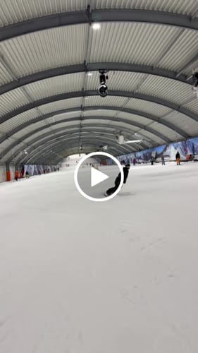 Customer video review of Women's Black Baggy Drawstring Durable Snow Pants