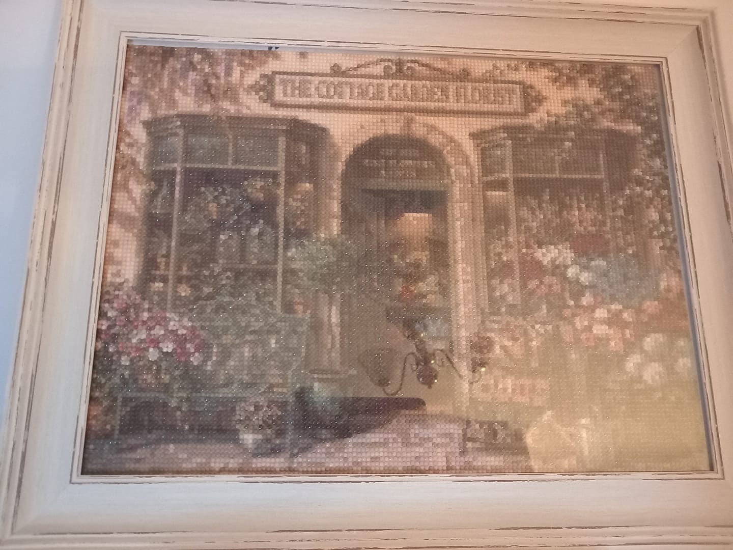 Customer photo review of Diamond Painting - Le Jardin de la Fleuriste du Cottage