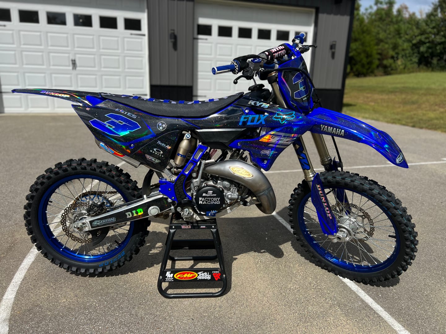 Customer photo review of Custom Seat Cover: 2024 Yamaha YZ125