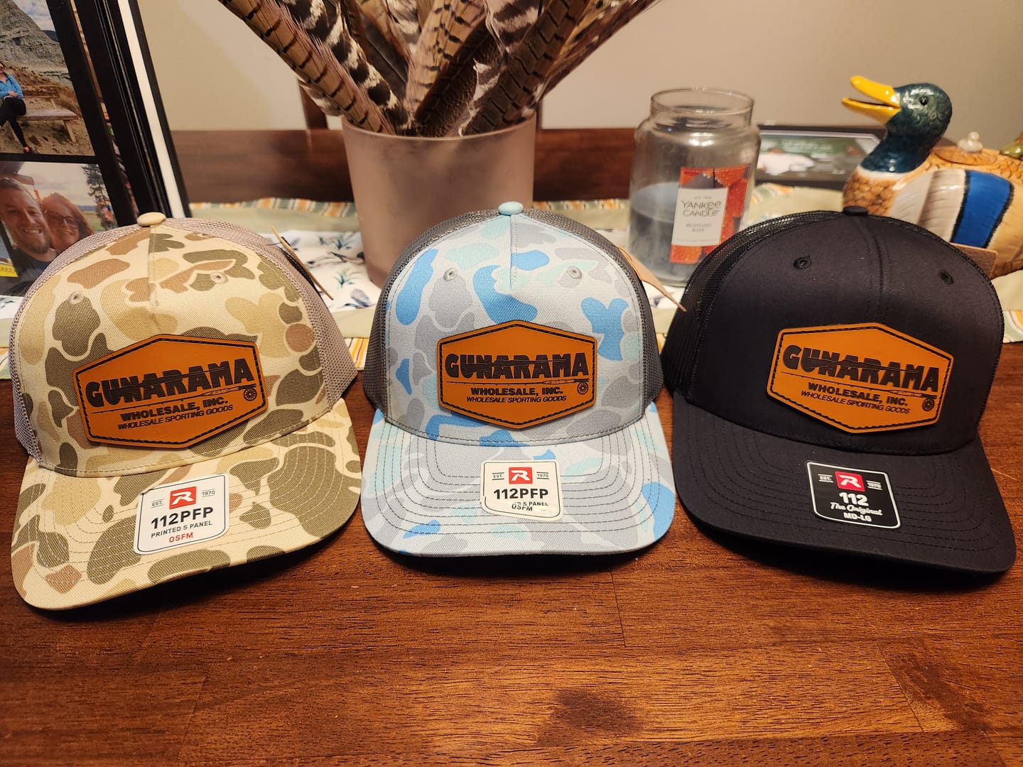 Customer photo review of Richardson 112 Custom Leather Patch Hats