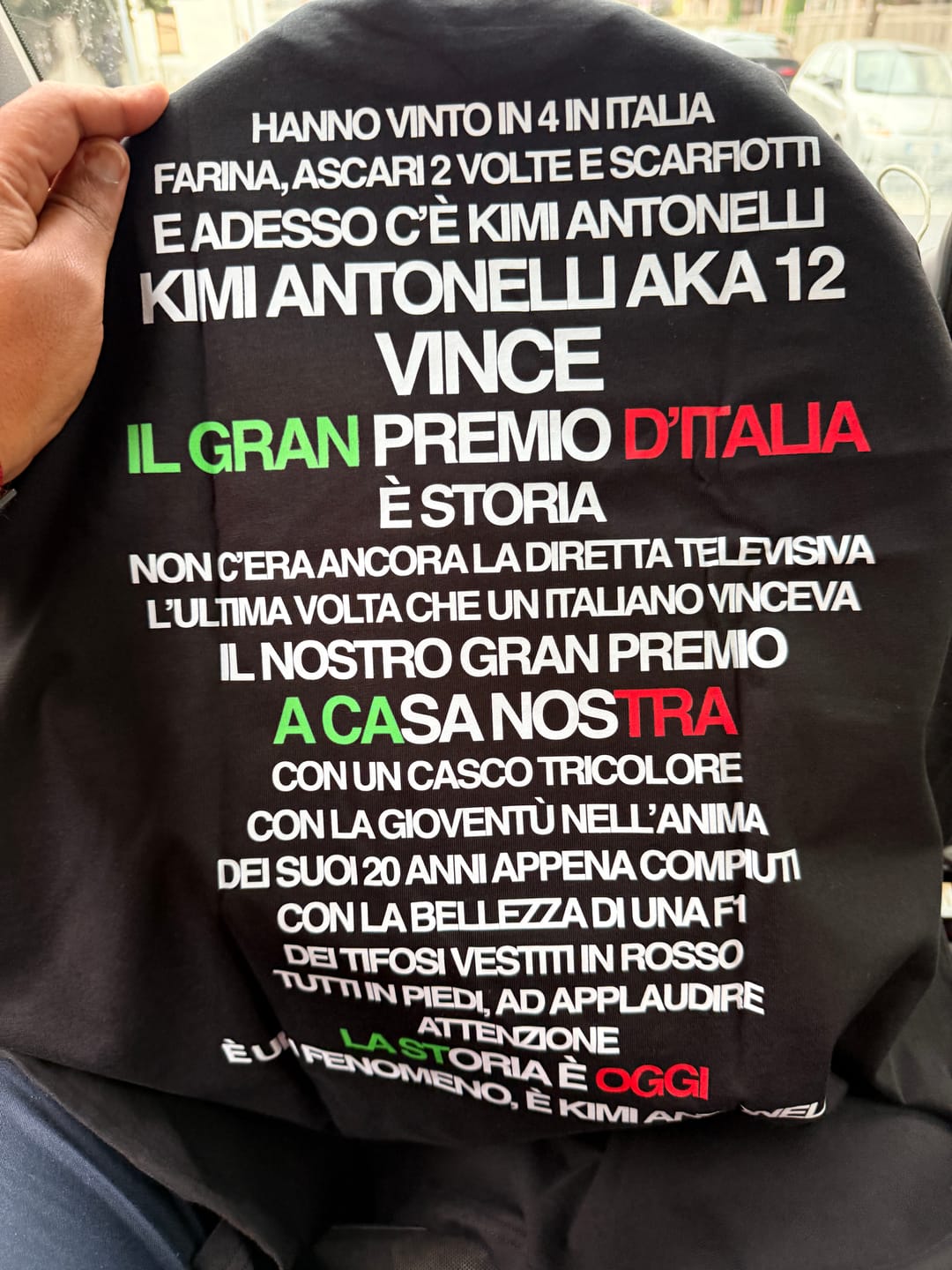 Customer photo review of T-Shirt A CASA NOSTRA
