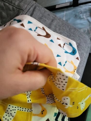 Customer photo review of baberos impermeables 5 Piezas