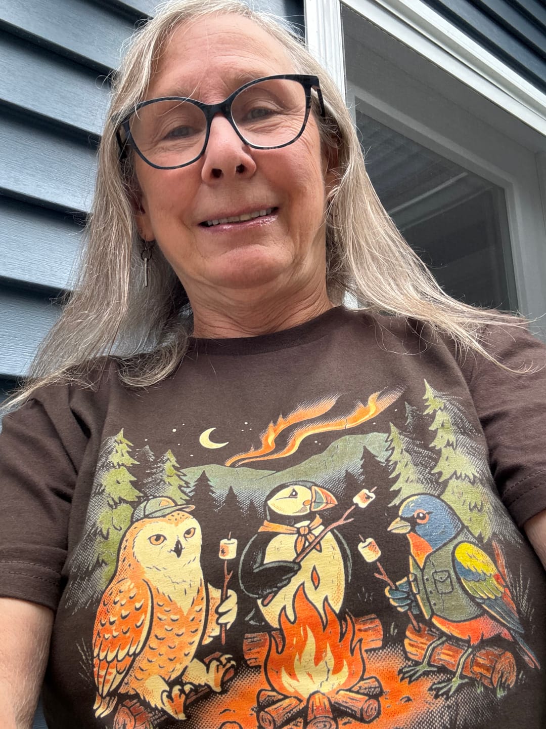 Customer photo review of Life List Camping T-Shirt