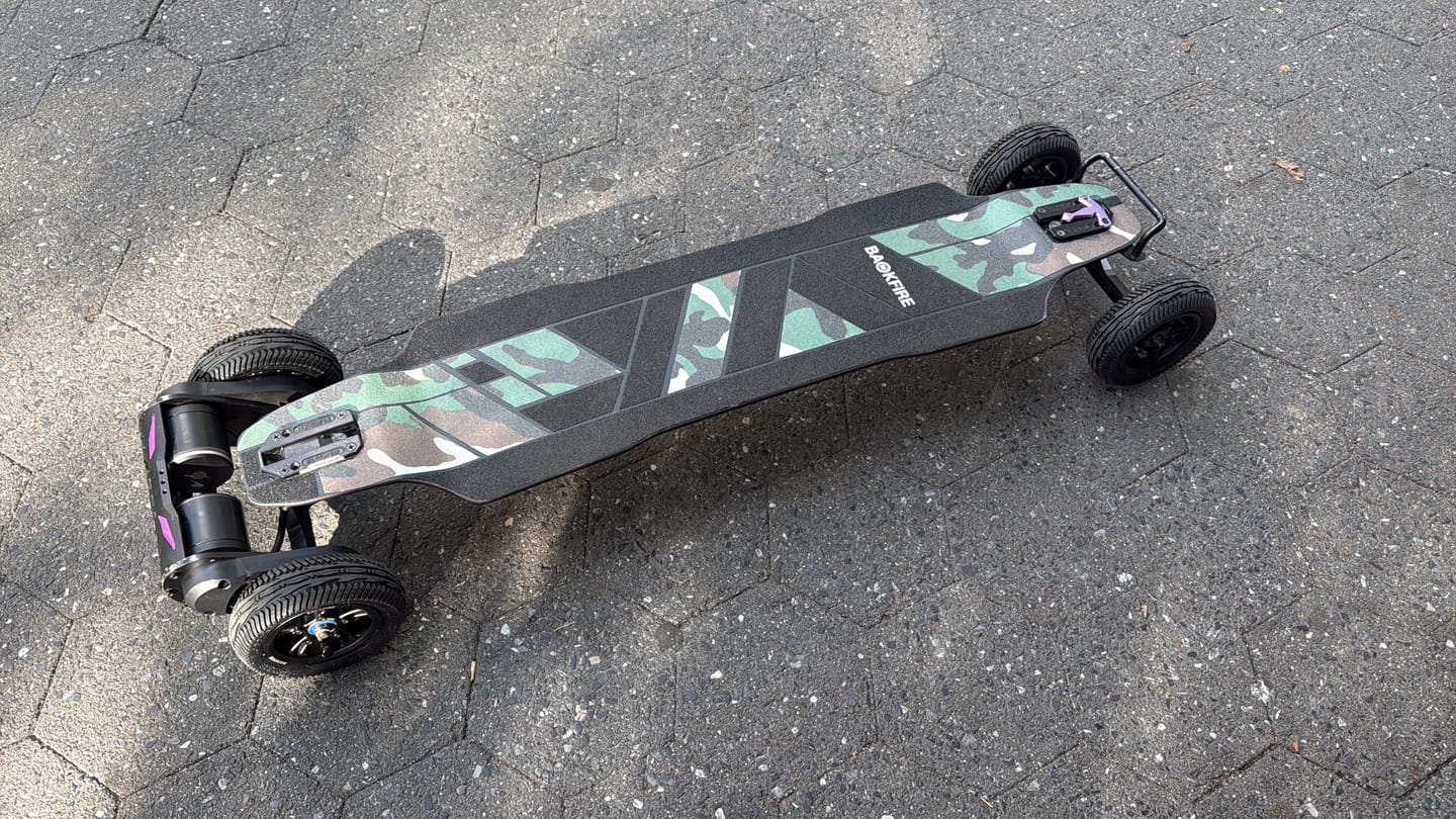Customer photo review of Grip Tape for Backfire Electric Longboards