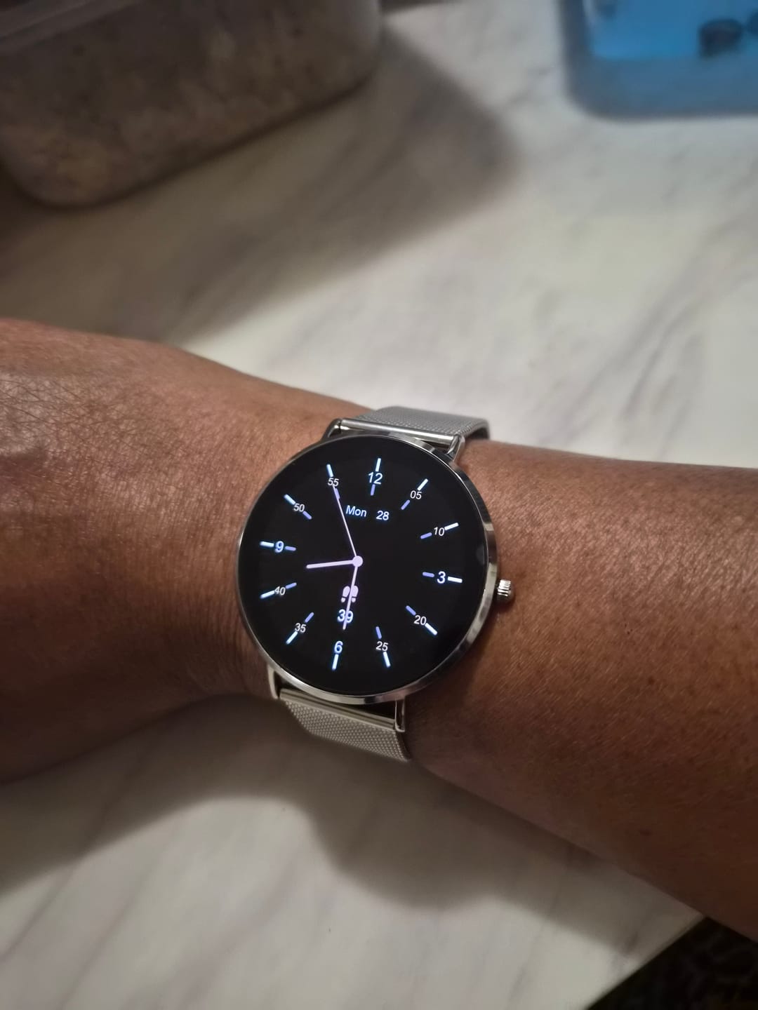 Customer photo review of NOVACCHI SOLARA — Women's Smartwatch
