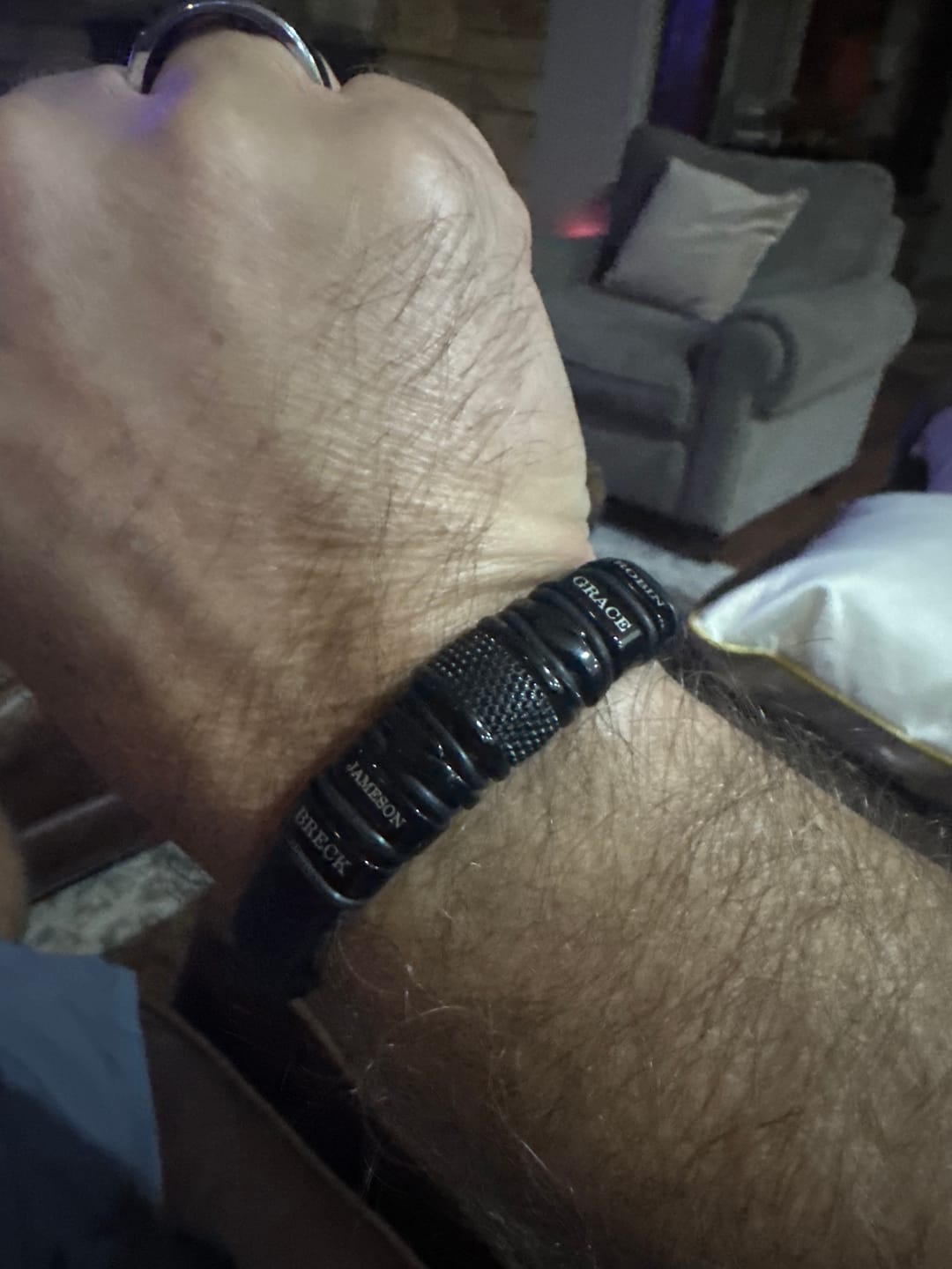Customer photo review of Bracelet: Black