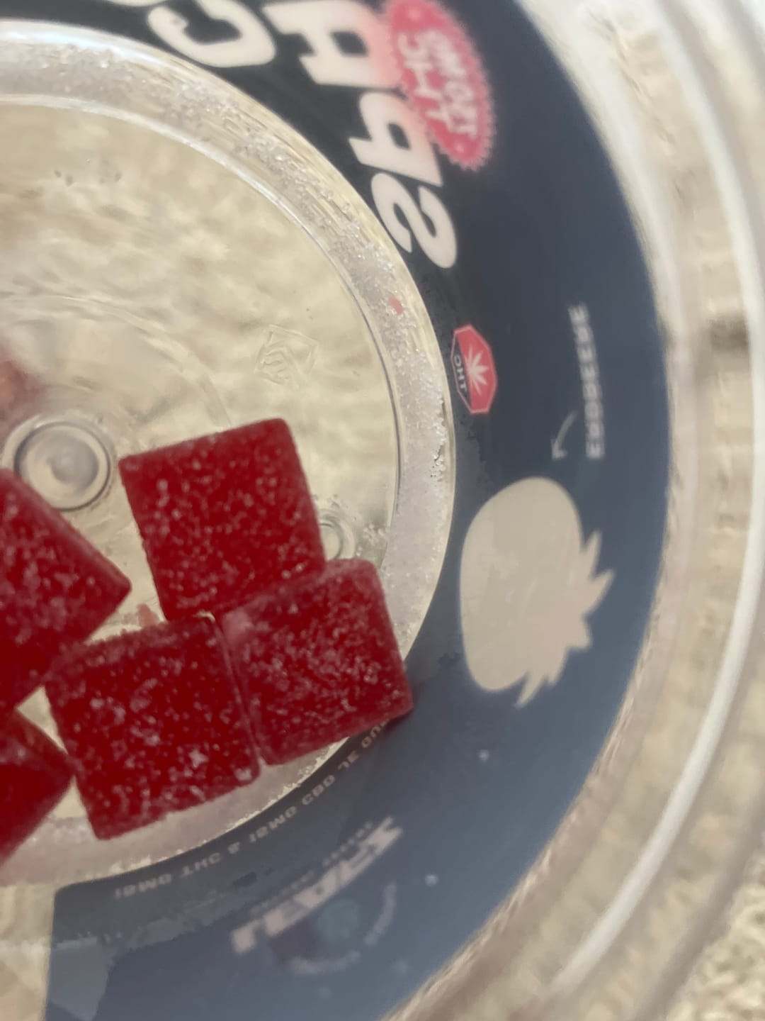 Customer photo review of THC Space Cubes 750mg