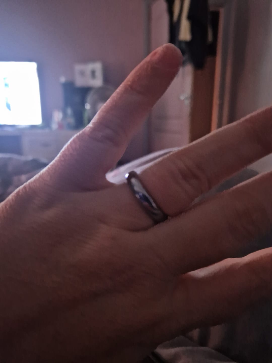 Customer photo review of Engrave Your Ring