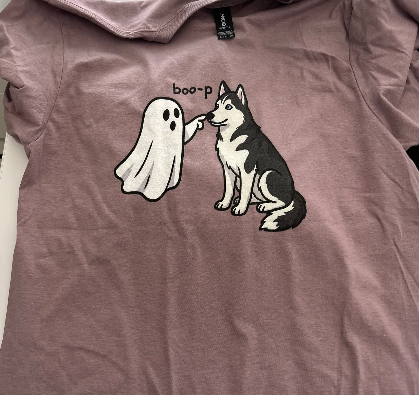 Customer photo review of Boo-p Husky Shirt