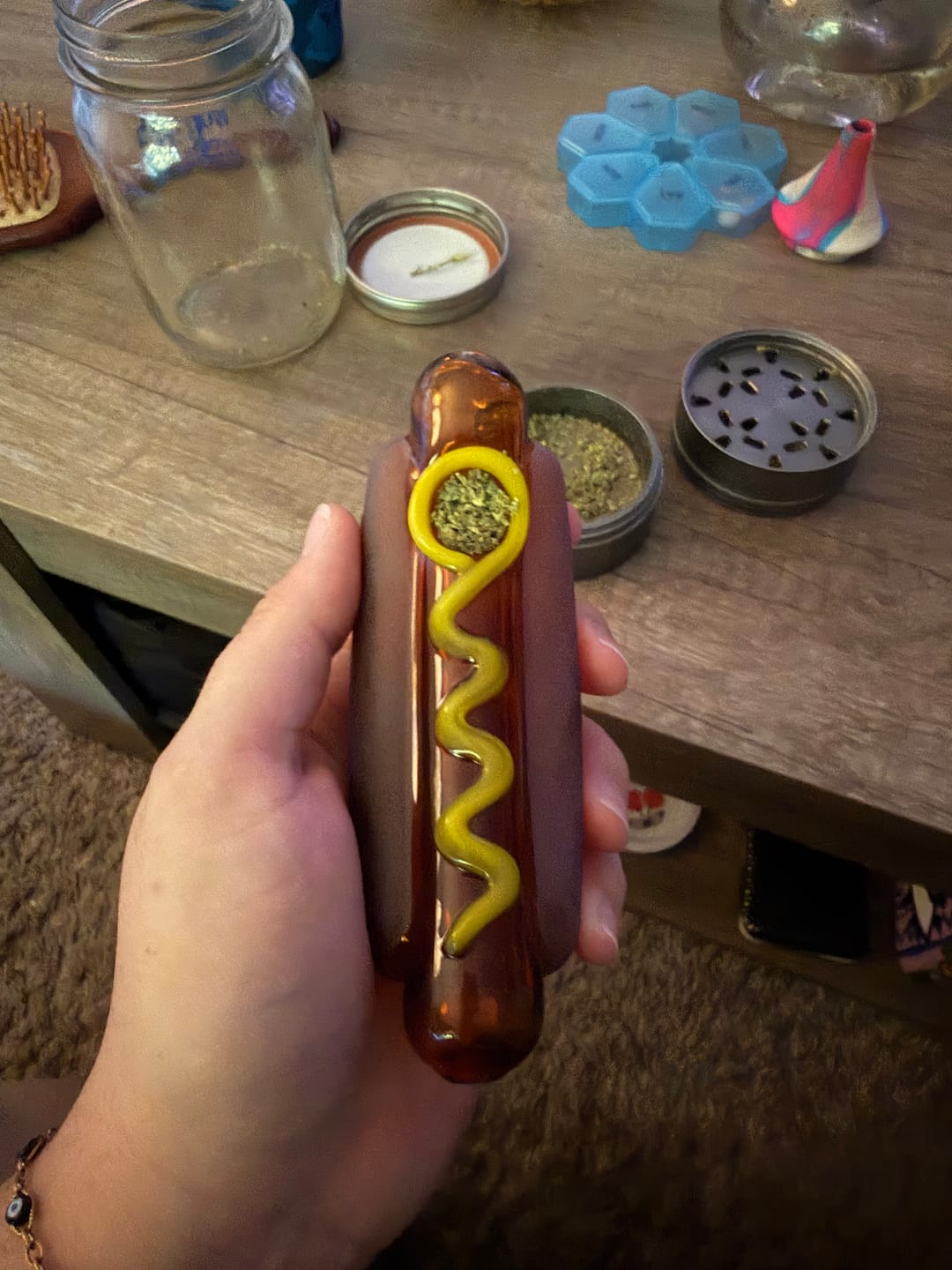 Customer photo review of Glizzy Hand Pipe