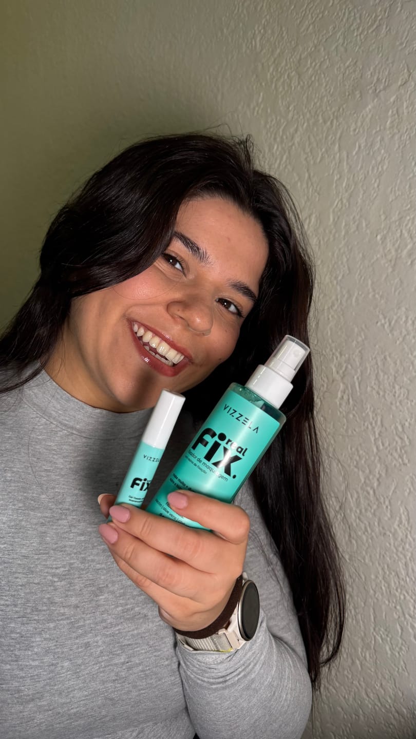 Customer photo review of Fixador de Maquiagem Real Fix - Vizzela