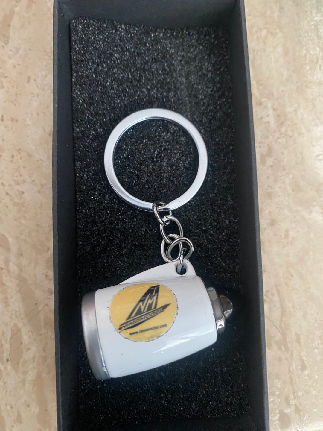 Customer photo review of 🎁 Rotating Engine Keyring